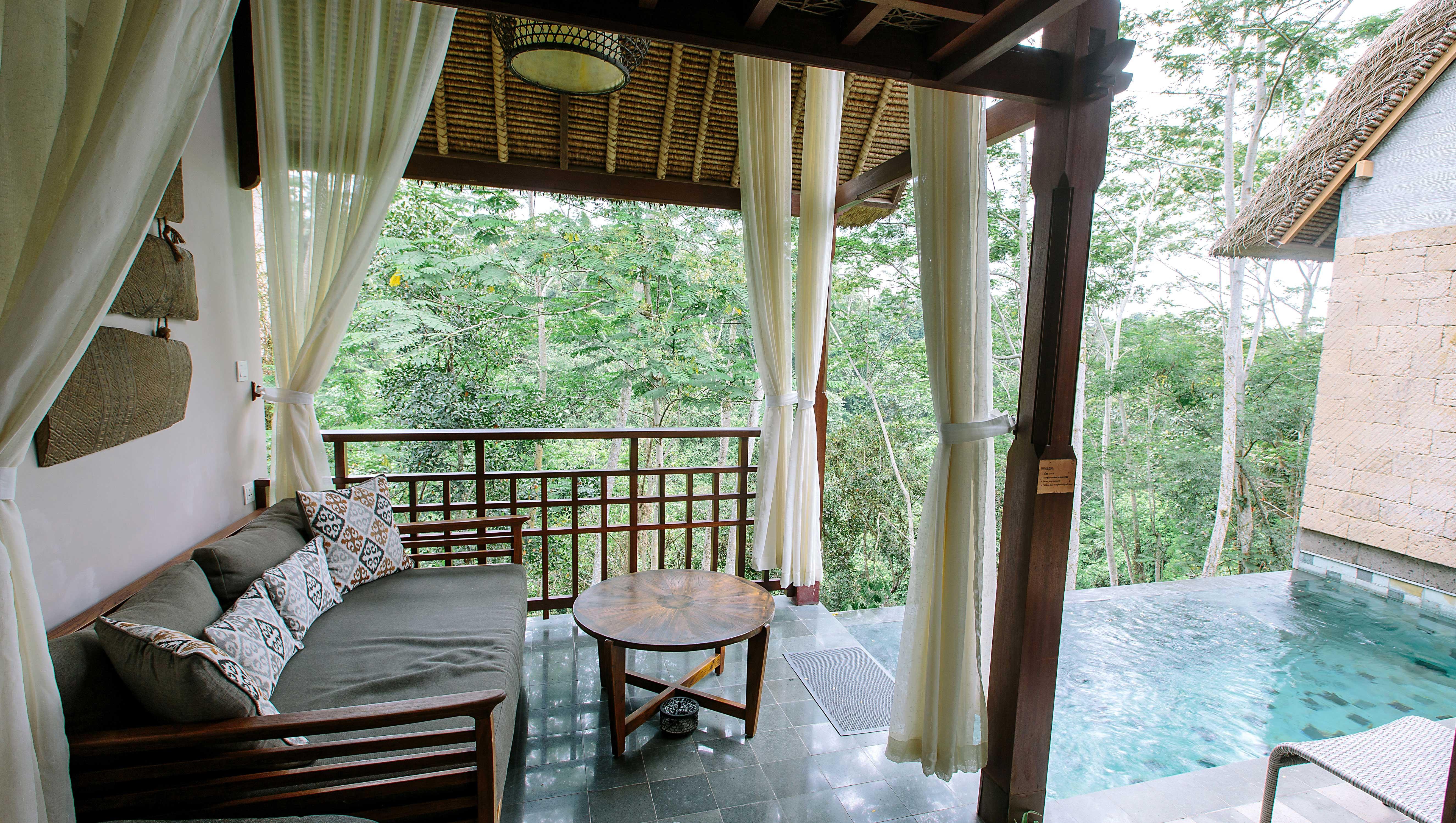 Tejaprana Resort & Spa Ubud  Ngoại thất bức ảnh A view of the pool at the resort