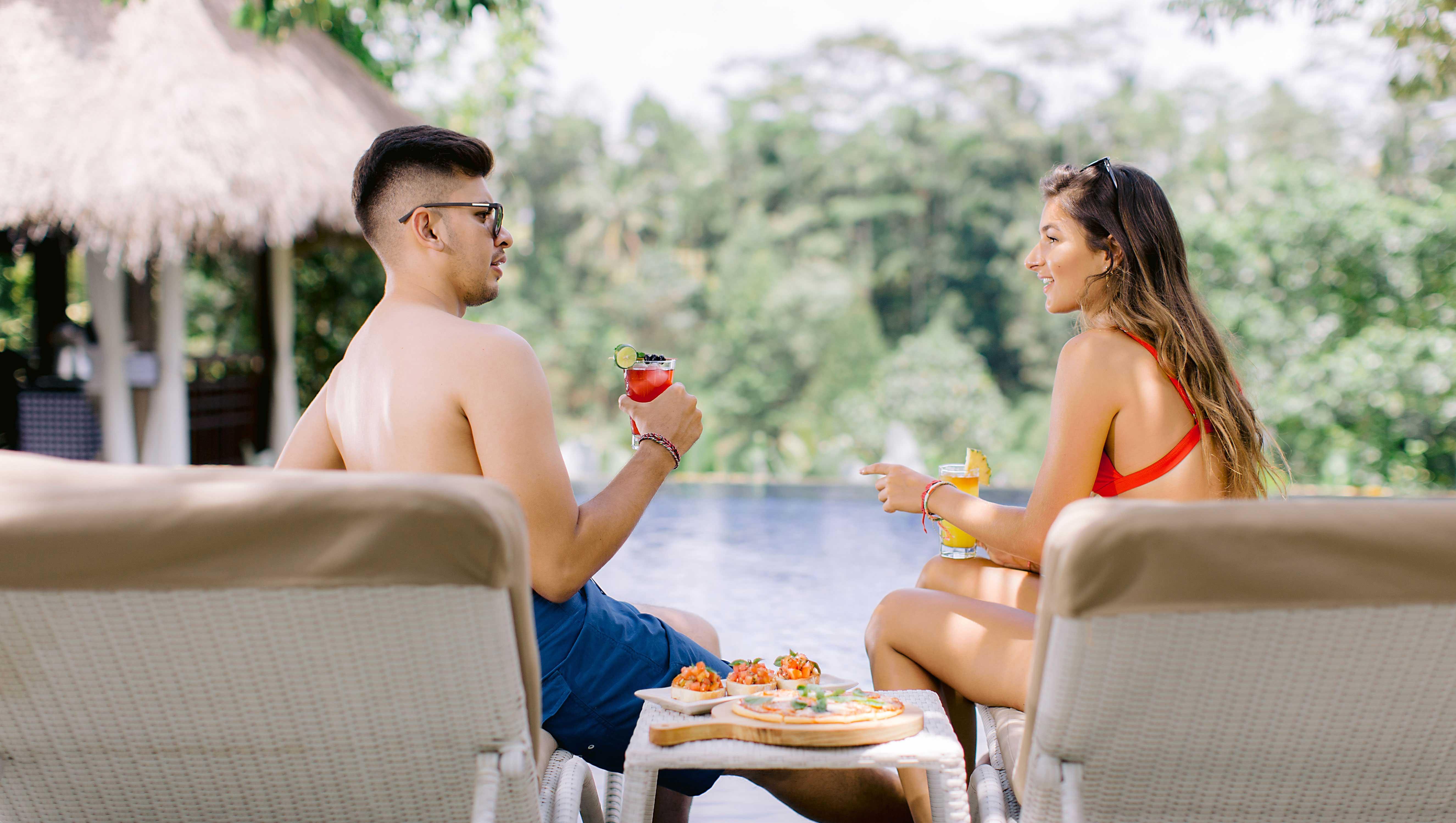 Tejaprana Resort & Spa Ubud  Ngoại thất bức ảnh A couple at a resort in Bali, Indonesia