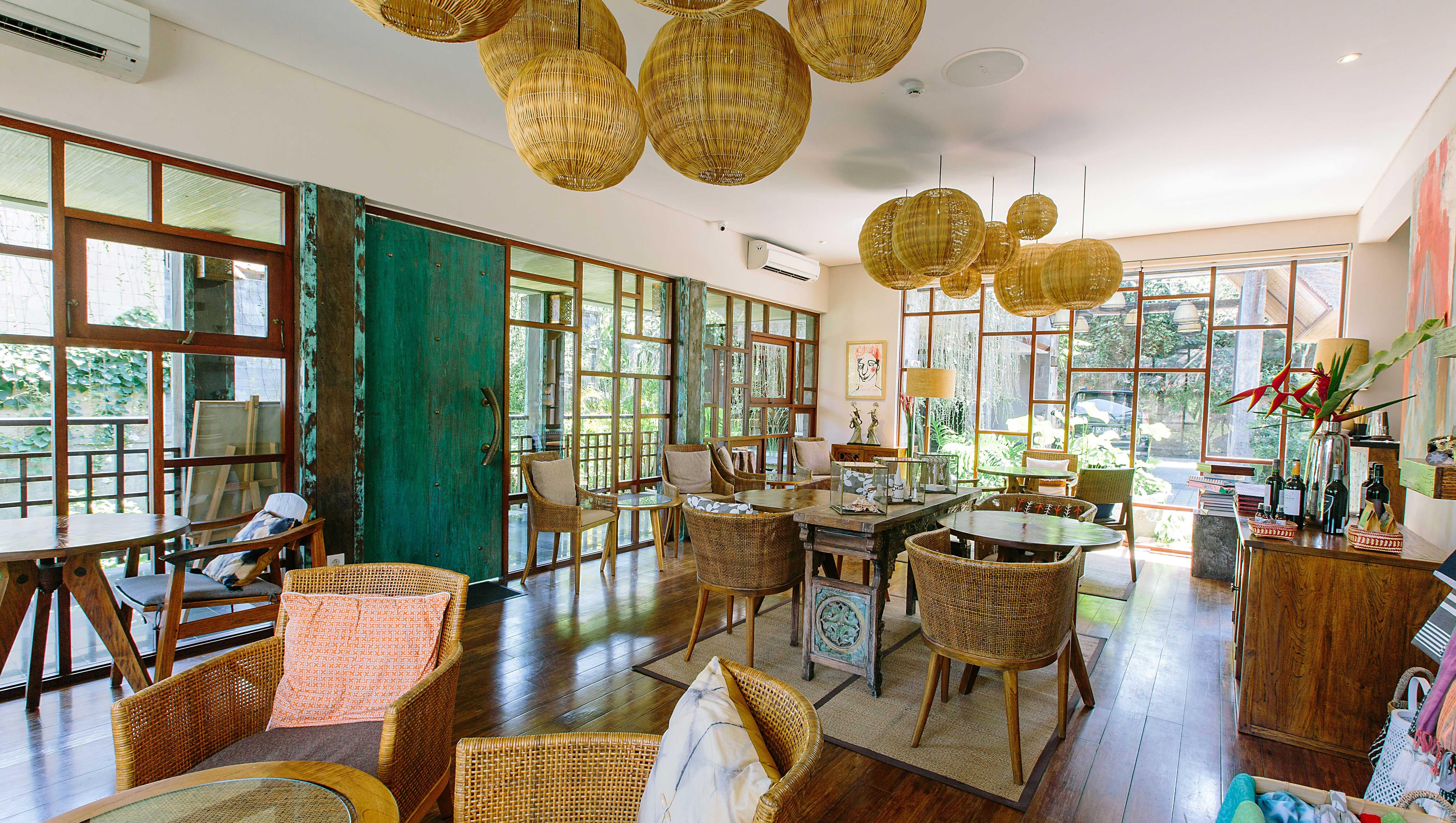 Tejaprana Resort & Spa Ubud  Ngoại thất bức ảnh The restaurant at the hotel