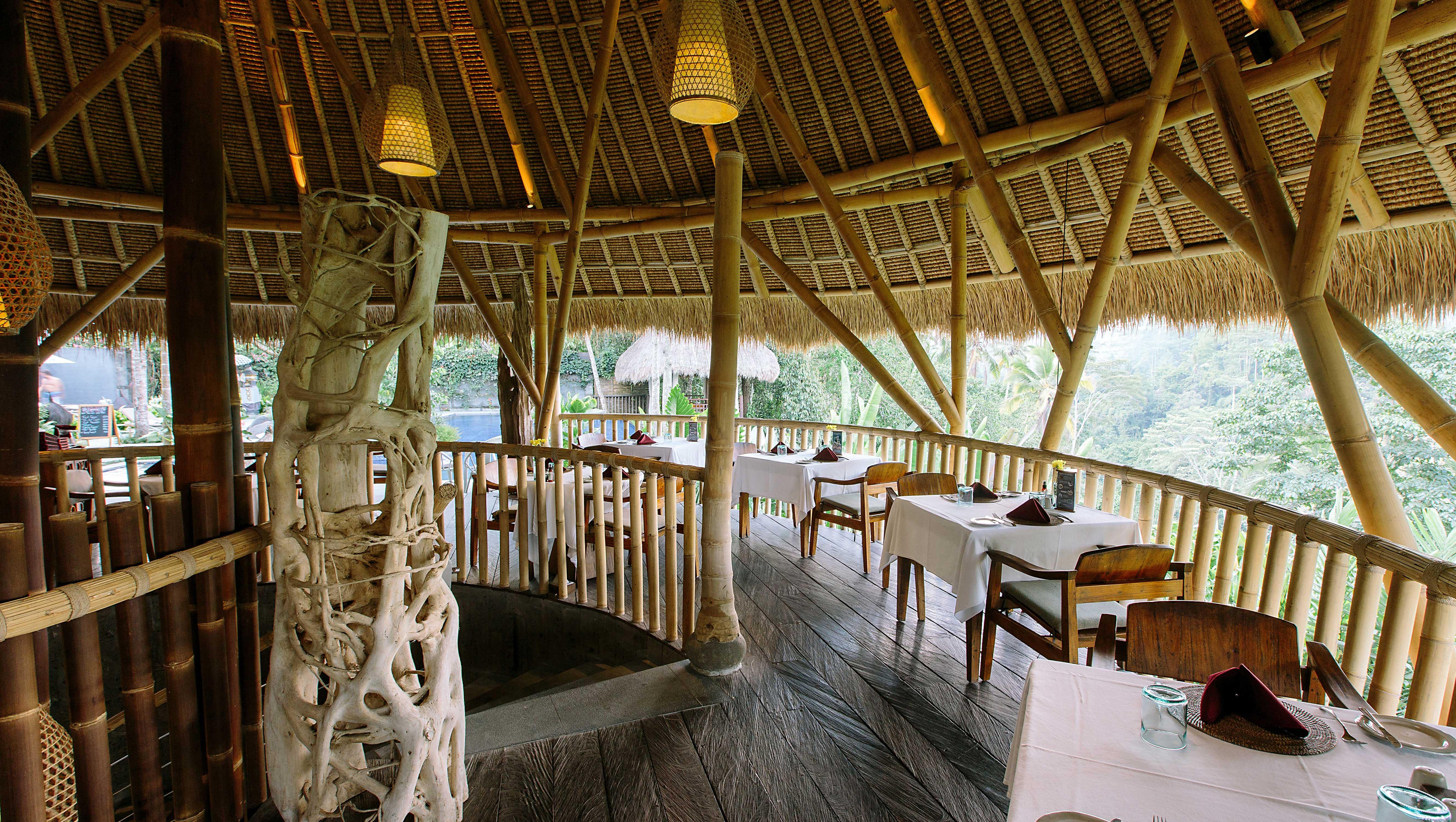Tejaprana Resort & Spa Ubud  Ngoại thất bức ảnh The restaurant at the resort