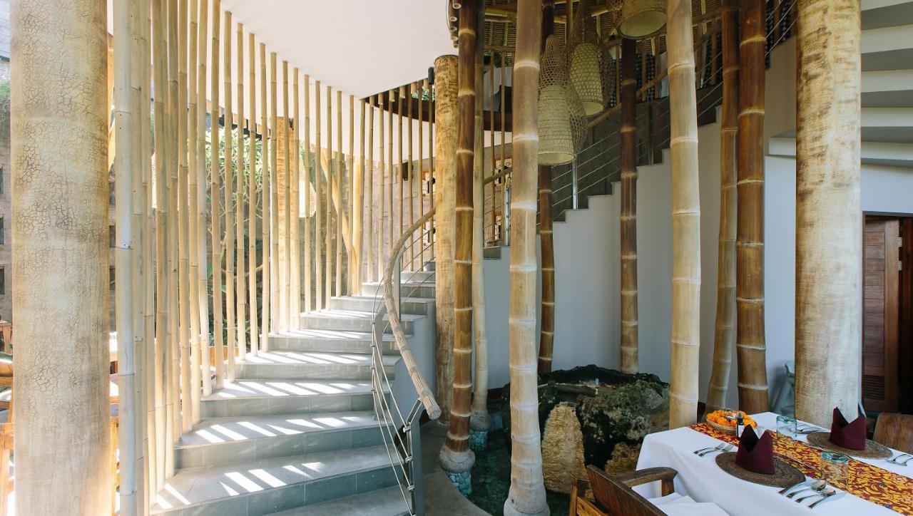 Tejaprana Resort & Spa Ubud  Ngoại thất bức ảnh Bamboo columns in a hotel